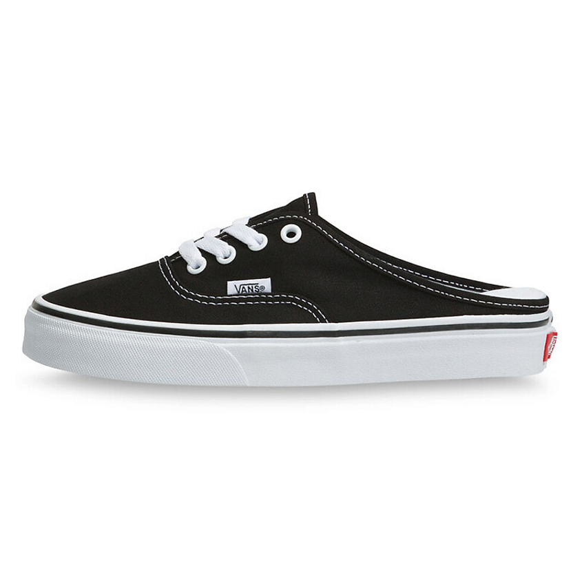 Изображение товара VANS Кроссовки Authentic Mule Shoes Black мужские из свиной замши классика Изображение товара VANS Кроссовки Authentic Mule Shoes Black мужские из свиной замши классика