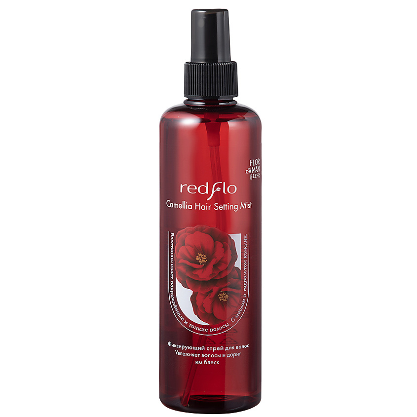 Изображение товара Фиксирующий мист для волос FLOR DE MAN Redflo Camellia 300 мл