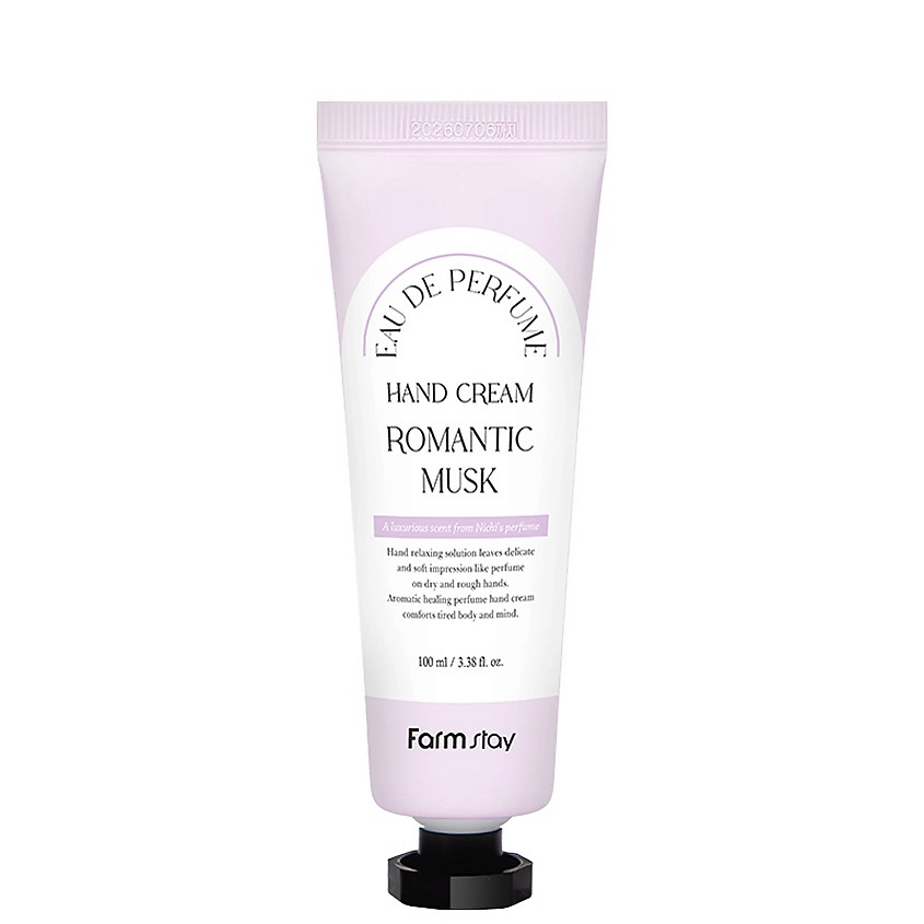Изображение товара FARMSTAY Парфюмированный крем для рук с ароматом мускуса Eau De Perfume Hand Cream Romantic Musk, 100 мл