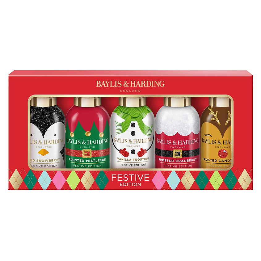 Изображение товара BAYLIS & HARDING Набор для душа Festive Edition Assorted, 5 шт. Изображение товара BAYLIS & HARDING Набор для душа Festive Edition Assorted, 5 шт.