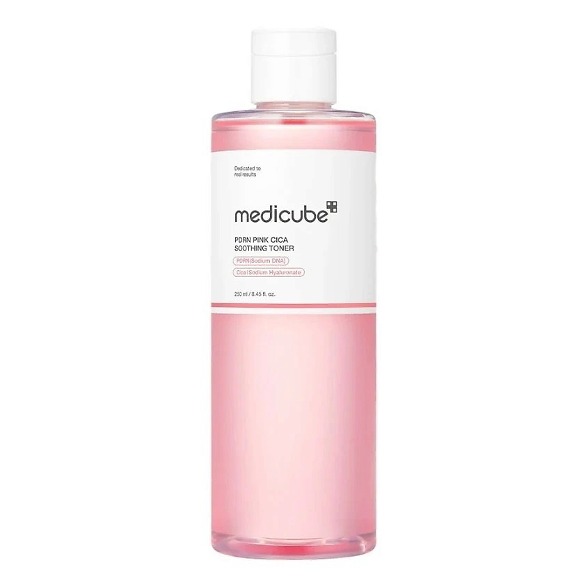 Изображение товара MEDICUBE Тонер для лица MEDICUBE Тонер для лица PDRN Pink Cica Soothing Toner, 250 мл Изображение товара MEDICUBE Тонер для лица MEDICUBE Тонер для лица PDRN Pink Cica Soothing Toner, 250 мл