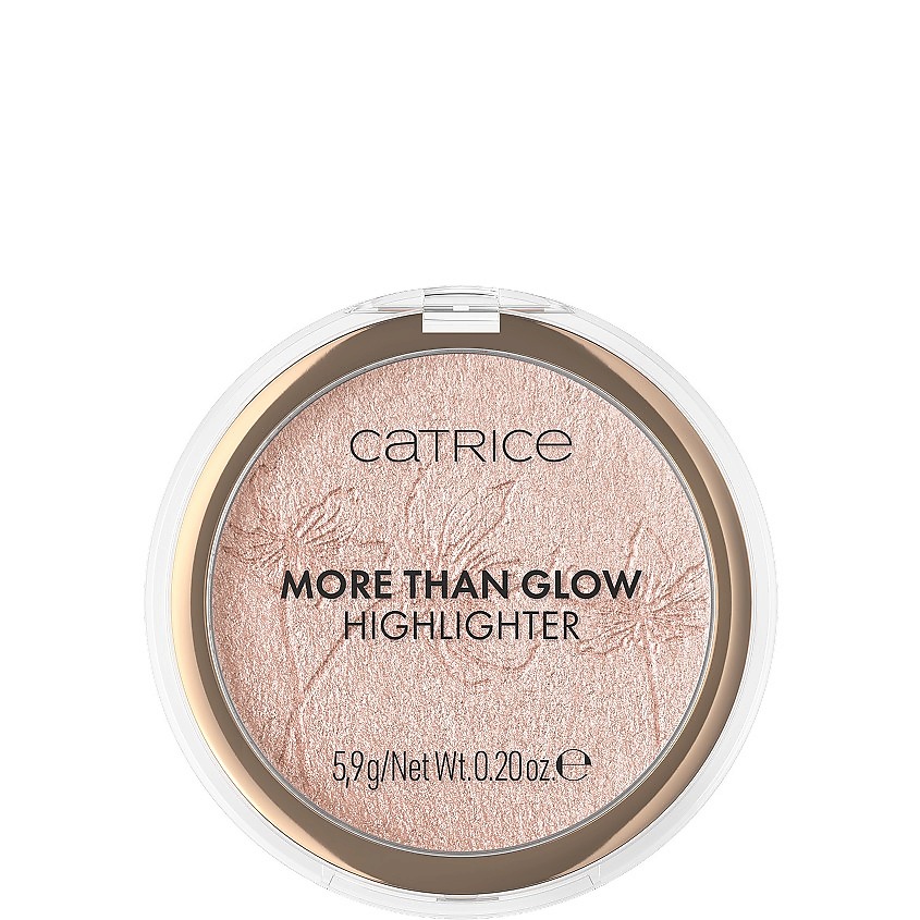Изображение товара CATRICE Пудра-хайлайтер More Than Glow 020 высоко сияющий Вегаанский компактный хайлайтер для лица Изображение товара CATRICE Пудра-хайлайтер More Than Glow 020 высоко сияющий Вегаанский компактный хайлайтер для лица