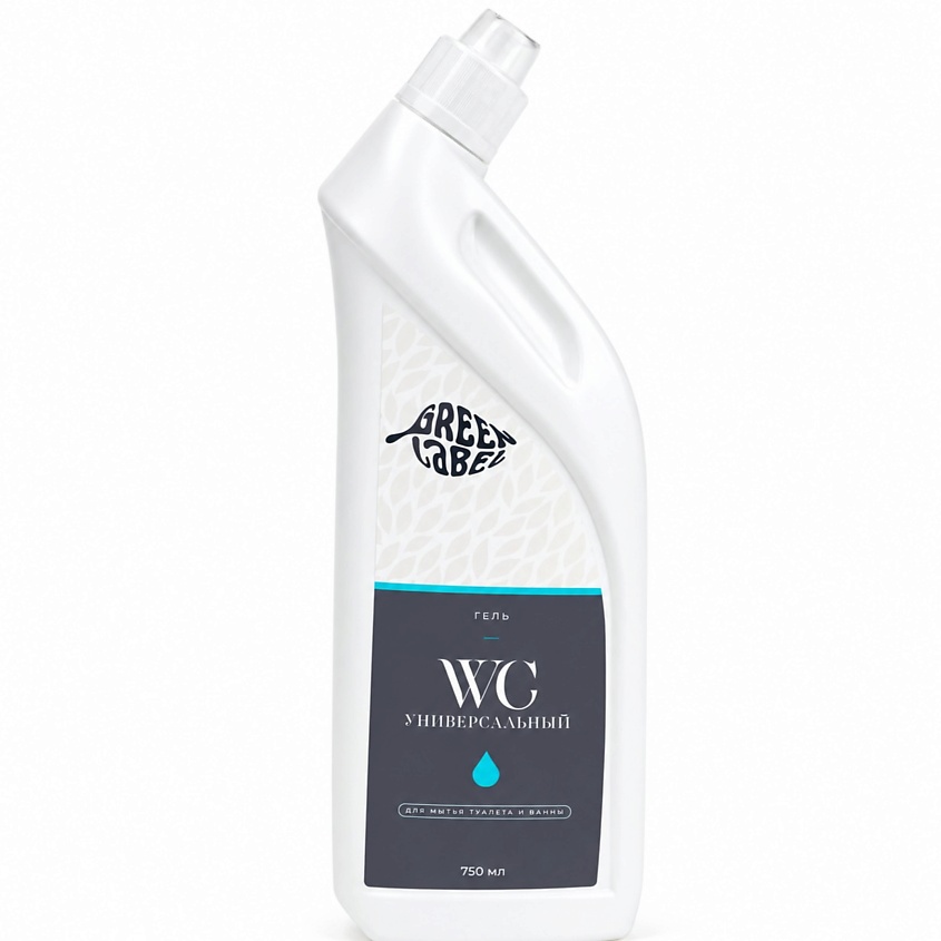 Изображение товара GREEN LABEL Гель для мытья туалета и ванны WC Универсальный, 750 мл