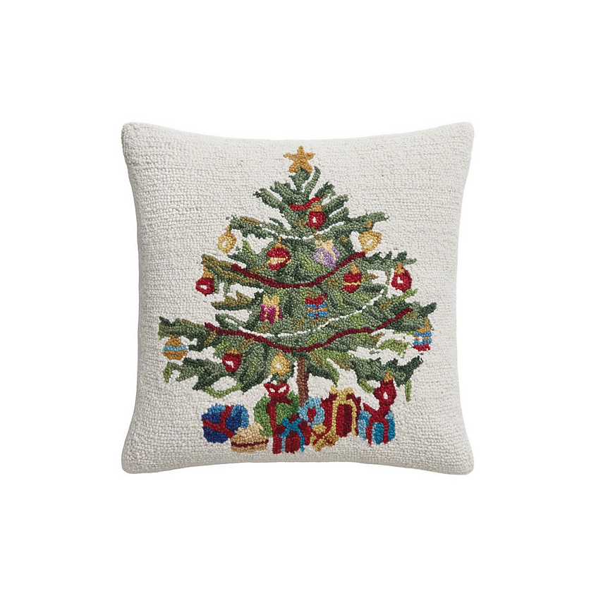 Изображение товара ZARA HOME Новогодний шерстяной чехол на подушку с ёлкой ZARA HOME, Размер: 45 x 45 см, цвет: экрю Изображение товара ZARA HOME Новогодний шерстяной чехол на подушку с ёлкой ZARA HOME, Размер: 45 x 45 см, цвет: экрю