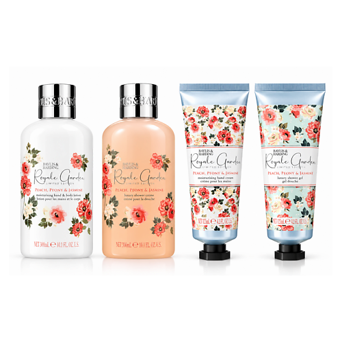Набор средств для ухода за телом BAYLIS&HARDING BAYLIS & HARDING Набор для тела Royale Garden Peach, Peony & Jasmine