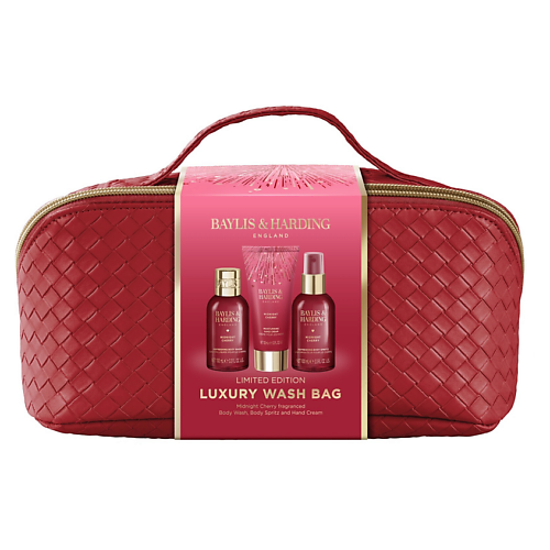 Набор средств для ухода за телом BAYLIS&HARDING BAYLIS & HARDING Подарочный набор Midnight Cherry Luxury Wash Bag