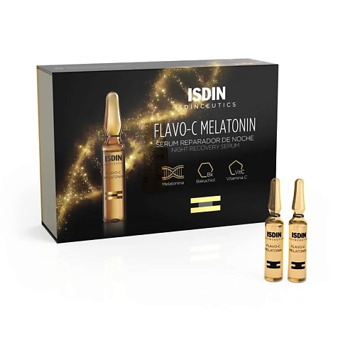 Сыворотка для лица ISDIN Сыворотка для лица ISDIN Сыворотка для лица Night Recovery Serum Flavo-C Melatonin