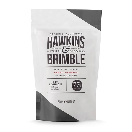 HAWKINS & BRIMBLE Шампунь для бороды, рефил Elemi & Ginseng Beard Shampoo 300
