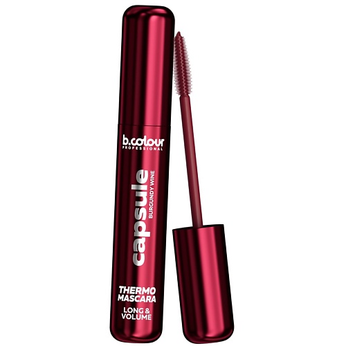 B.COLOUR PROFESSIONAL Тушь для ресниц бордовая термотушь бургунди CAPSULE