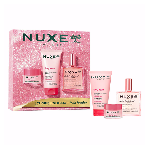 NUXE Набор для тела Huile Prodigieuse Christmas Die Ikonen in Pink
