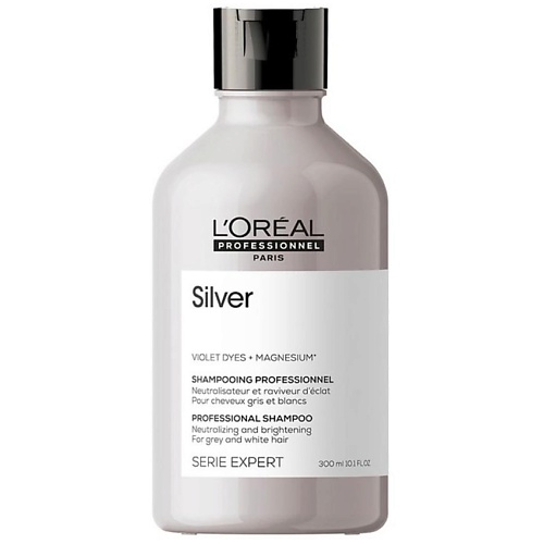 Шампунь для волос L'OREAL PROFESSIONNEL Шампунь для волос SHAMPOO, FOR GREY, WHITE OR LIGHT BLONDE HAIR, SERIE EXPERT