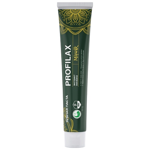 PROFILAX Зубная паста с фтором от кариеса Miswak для десен 80