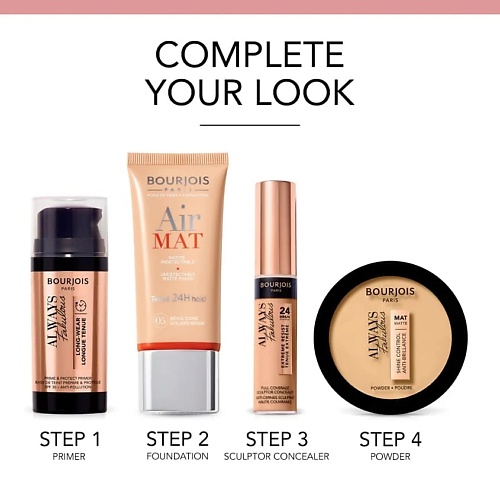 Тональное средство BOURJOIS Тональное средство BOURJOIS Тональное средство Air Mat 24H Foundation