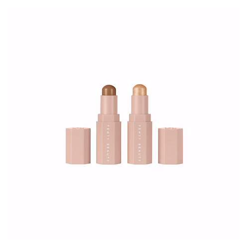 Хайлайтер для лица FENTY BEAUTY Хайлайтер Mini Match Stix Duo Contour & Highlighter Set