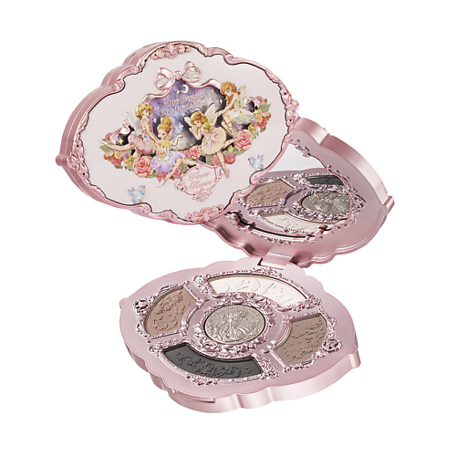 Палетка FLOWER KNOWS Палетка Midsummer Fairytales Embossed Five-Color Makeup Palette