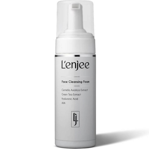 L'ENJEE Очищающая пенка для лица с гликолевой кислотой и зеленым чаем 150