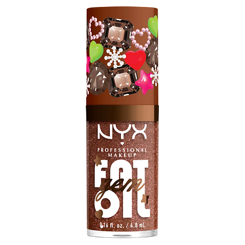 Блеск для губ NYX Professional Makeup NYX PROFESSIONAL MAKEUP Масло-блеск для губ Fat Oil Gem