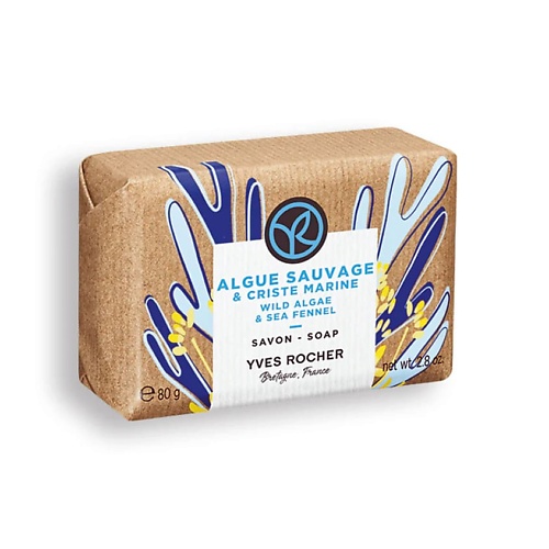Мыло твердое YVES ROCHER Мыло твердое YVES ROCHER Мыло твердое Soap Wild Algae & Sea Fennel