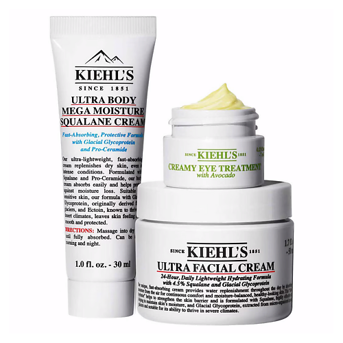 Набор средств для лица KIEHL'S Набор средств для ухода за лицом Kiehl’s Ultra Facial Head To Toe Hydration