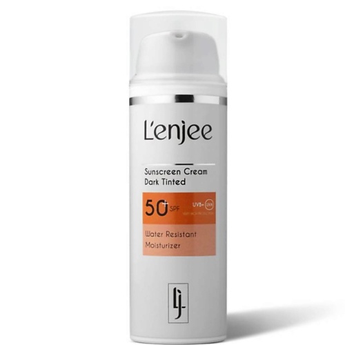 L'ENJEE Тонирующий увлажняющий солнцезащитный крем SPF 50 с ниацинамидом для смуглой кожи 50