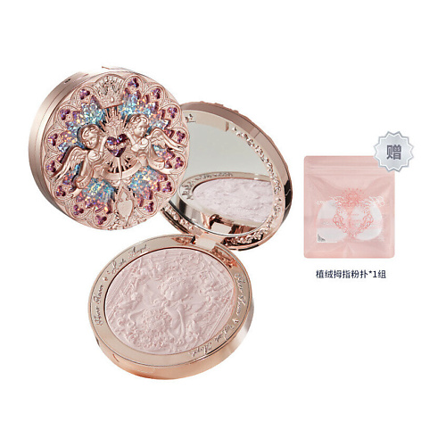 Хайлайтер для лица FLOWER KNOWS Компактный хайлайтер Little Angel Embossed Highlighter