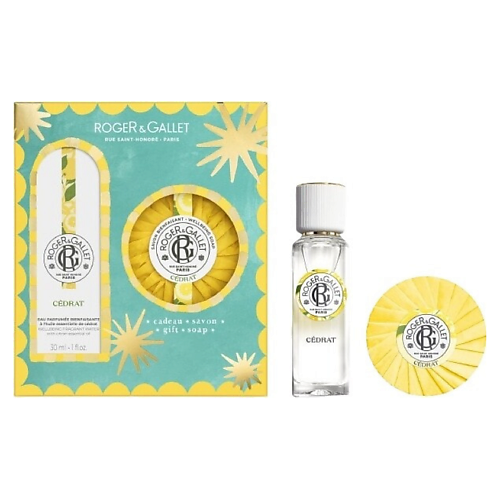 Набор парфюмерии ROGER & GALLET Подарочный набор Roger&Gallet Cedrat Christmas Туалетная вода+мыло