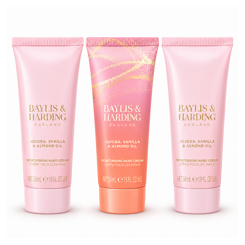 BAYLIS&HARDING BAYLIS & HARDING Набор кремов для рук Jojoba, Vanilla & Almond Oil