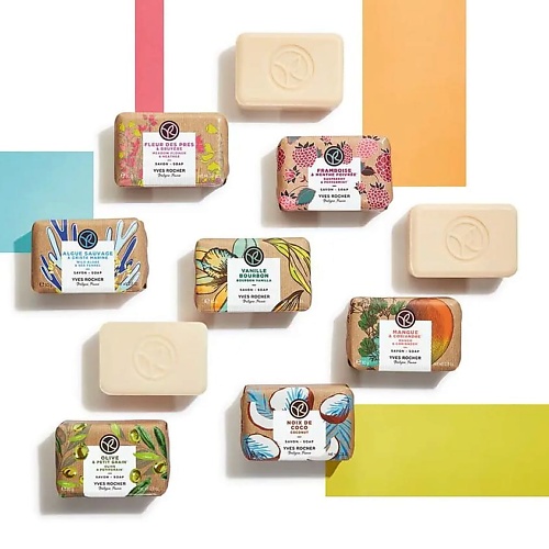 Мыло твердое YVES ROCHER Мыло твердое YVES ROCHER Мыло твердое Soap Olive & Petitgrain