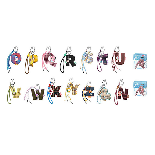POP MART Подвеска в виде букв N-Z The Monsters LABUBU Pin For Love,2 шт.