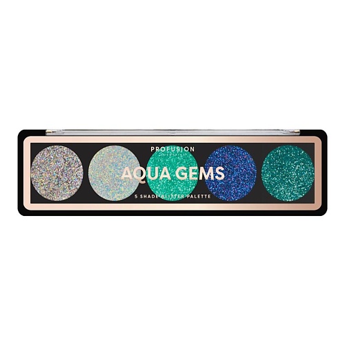 PROFUSION Палетка глиттеров для макияжа Topaz Gems