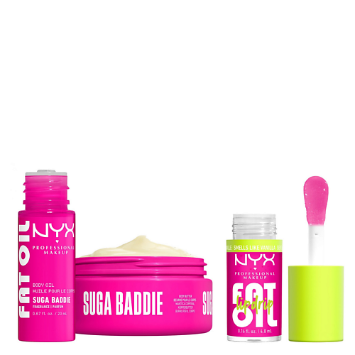 Набор средств для губ NYX Professional Makeup NYX PROFESSIONAL MAKEUP Подарочный набор косметики Fat Oil Lip & Body