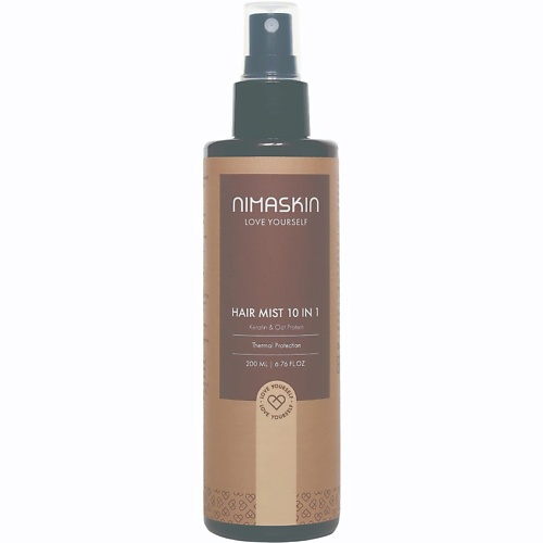 Мист для волос NIMASKIN Спрей для волос термозащита  10 в 1 Keratin & Oat Protein