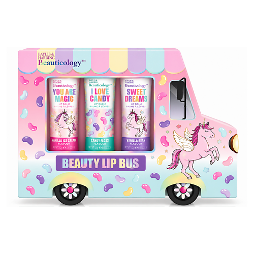 Набор средств для ухода за телом BAYLIS&HARDING BAYLIS & HARDING Набор блесков для губ Beauticology Candy Beauty Lip Bus