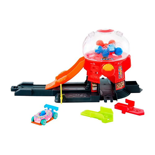 Конструктор MATTEL Игровой набор Hot Wheels City Downtown Candy Shop