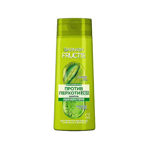 Шампунь для волос GARNIER Шампунь для волос FRUCTIS ПРОТИВ ПЕРХОТИ укрепляющий 2в1