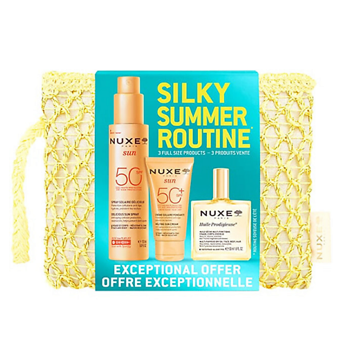 Набор средств для лица NUXE Набор солнцезащитных средств Silky Summer Routine
