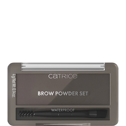 Пудра для бровей CATRICE Водостойкая пудра для бровей в наборе Brow Powder Set Waterproof