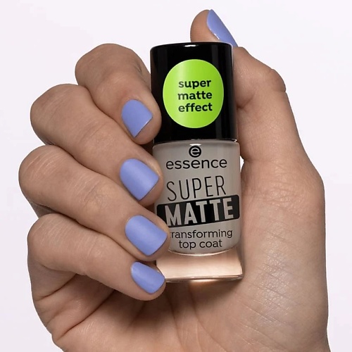 Лак для ногтей ESSENCE Лак для ногтей SUPER MATTE TRANSFORMING TOP COAT