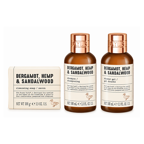 BAYLIS&HARDING BAYLIS & HARDING Подарочный набор The Fuzzy Duck Bergamot Hemp & Sandalwood