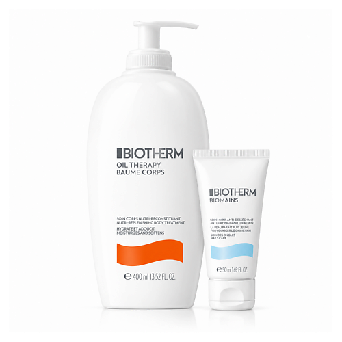 Набор средств для ухода за телом BIOTHERM Набор для ухода за телом и руками Oil Therapy