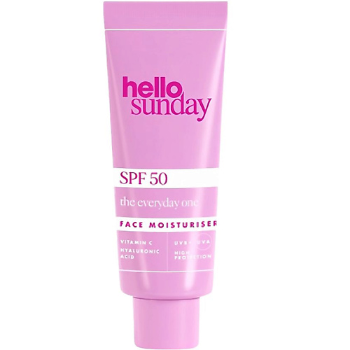 Солнцезащитный крем для лица HELLO SUNDAY Крем для лица увлажняющий cолнцезащитный SPF 50 The Everyday One Face Moisturiser