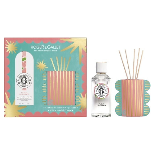 Набор парфюмерии ROGER & GALLET Подарочный набор Roger&Gallet Fleur de Figuier Christmas Ароматическая вода+Диффузор