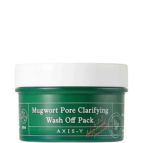 Маска для лица AXIS-Y Маска для лица AXIS-Y Маска для лица Mugwort Pore Clarifying Wash Off Pack