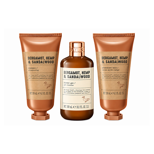 BAYLIS&HARDING BAYLIS & HARDING Набор для душа The Fuzzy Duck Bergamot Hemp & Sandalwood