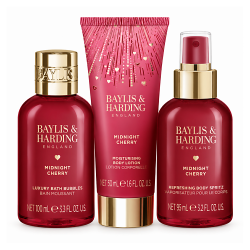 BAYLIS&HARDING BAYLIS & HARDING Подарочный набор Midnight Cherry Pamper Trio