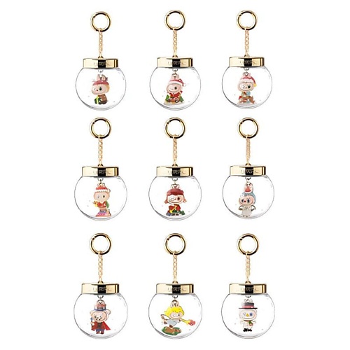 Мягкая игрушка POP MART Игрушка LABUBU Christmas Collection, рандомный выбор, 1шт, 9см