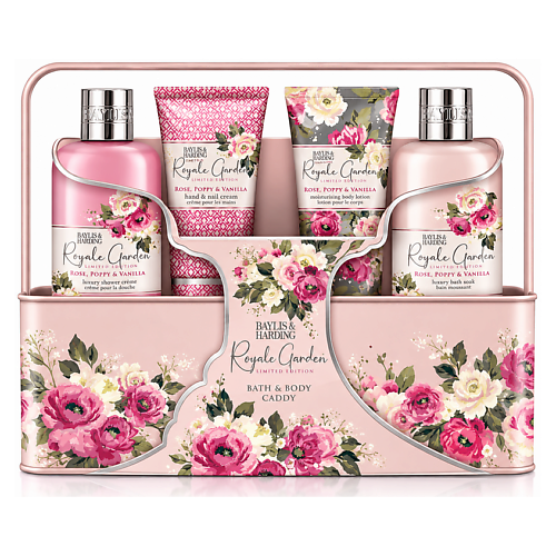 Набор средств для ухода за телом BAYLIS&HARDING BAYLIS & HARDING Набор для тела Royale Garden Rose, Poppy & Vanilla
