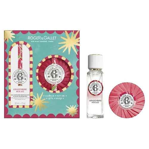 Набор парфюмерии ROGER & GALLET Подарочный набор Roger&Gallet Gingembre Rouge Christmas