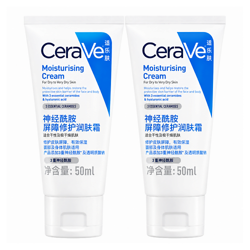 CERAVE Набор увлажняющих кремов для лица и тела Moisturizing Cream