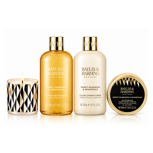 BAYLIS&HARDING BAYLIS & HARDING Набор для тела Sweet Mandarin & Grapefruit Candlelit